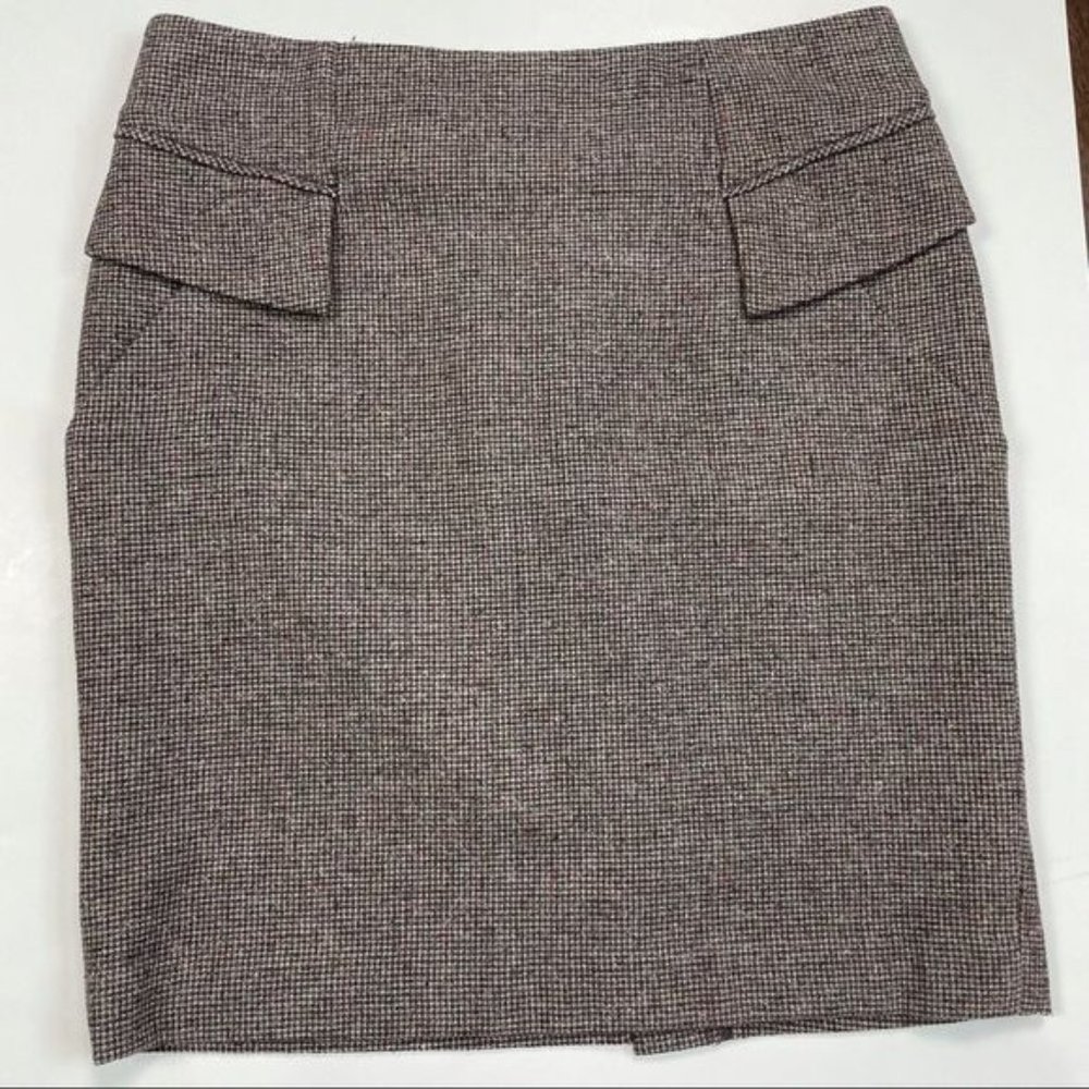 Armani Jeans wool and silk blend pencil skirt
